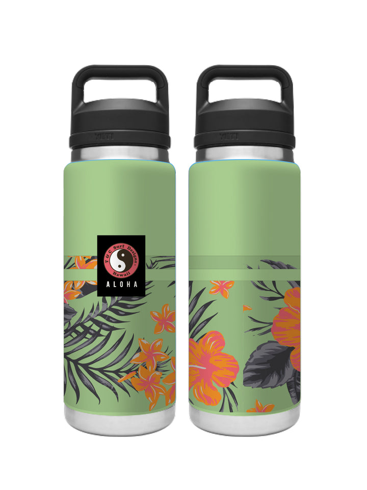 T&C Surf 26 oz Botanic Rambler Yeti Bottle with Chug Cap