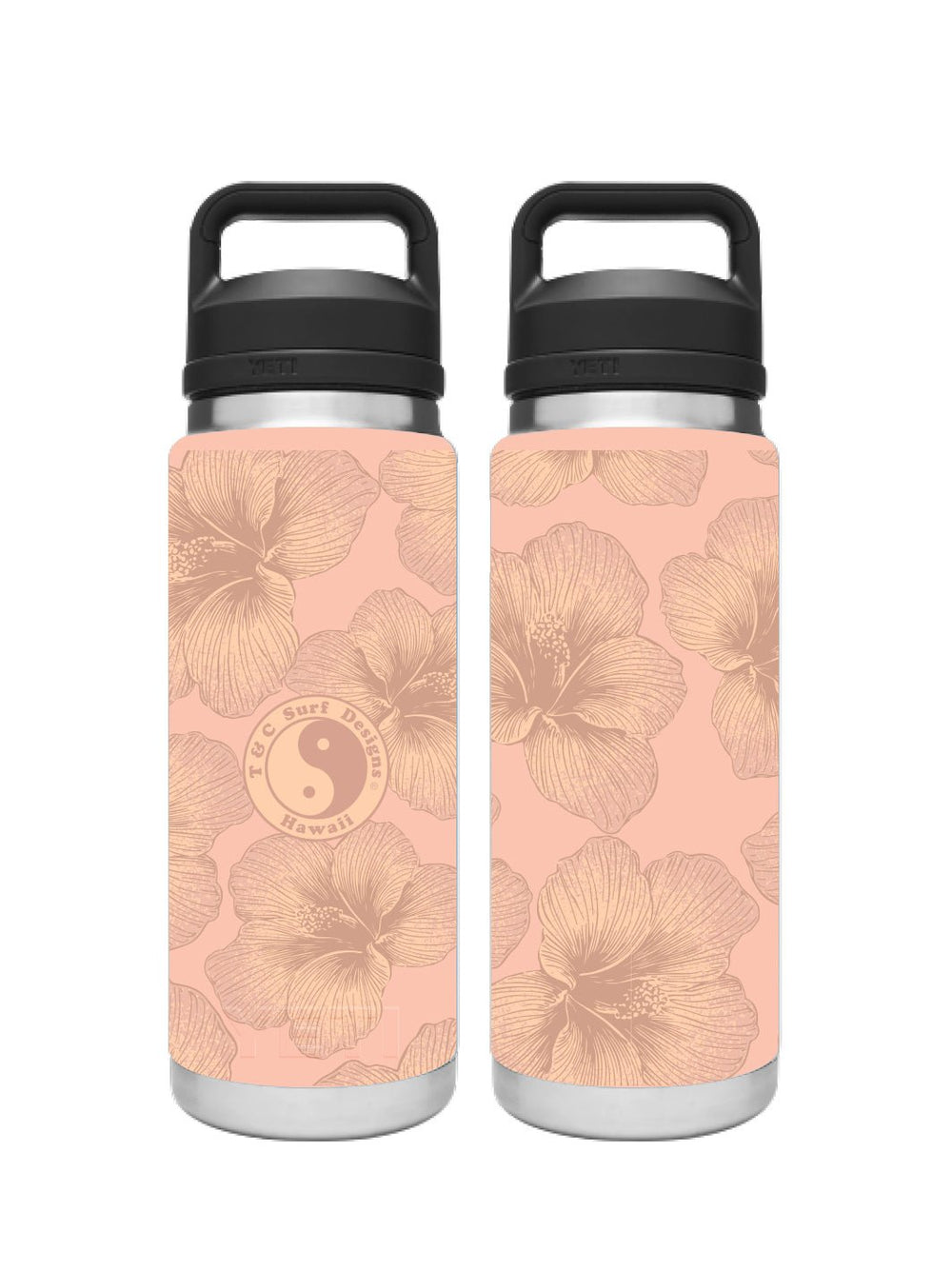 T&C Surf 26 oz Sets Rolling Rambler Yeti Bottle with Chug Cap - T&C Surf Designs