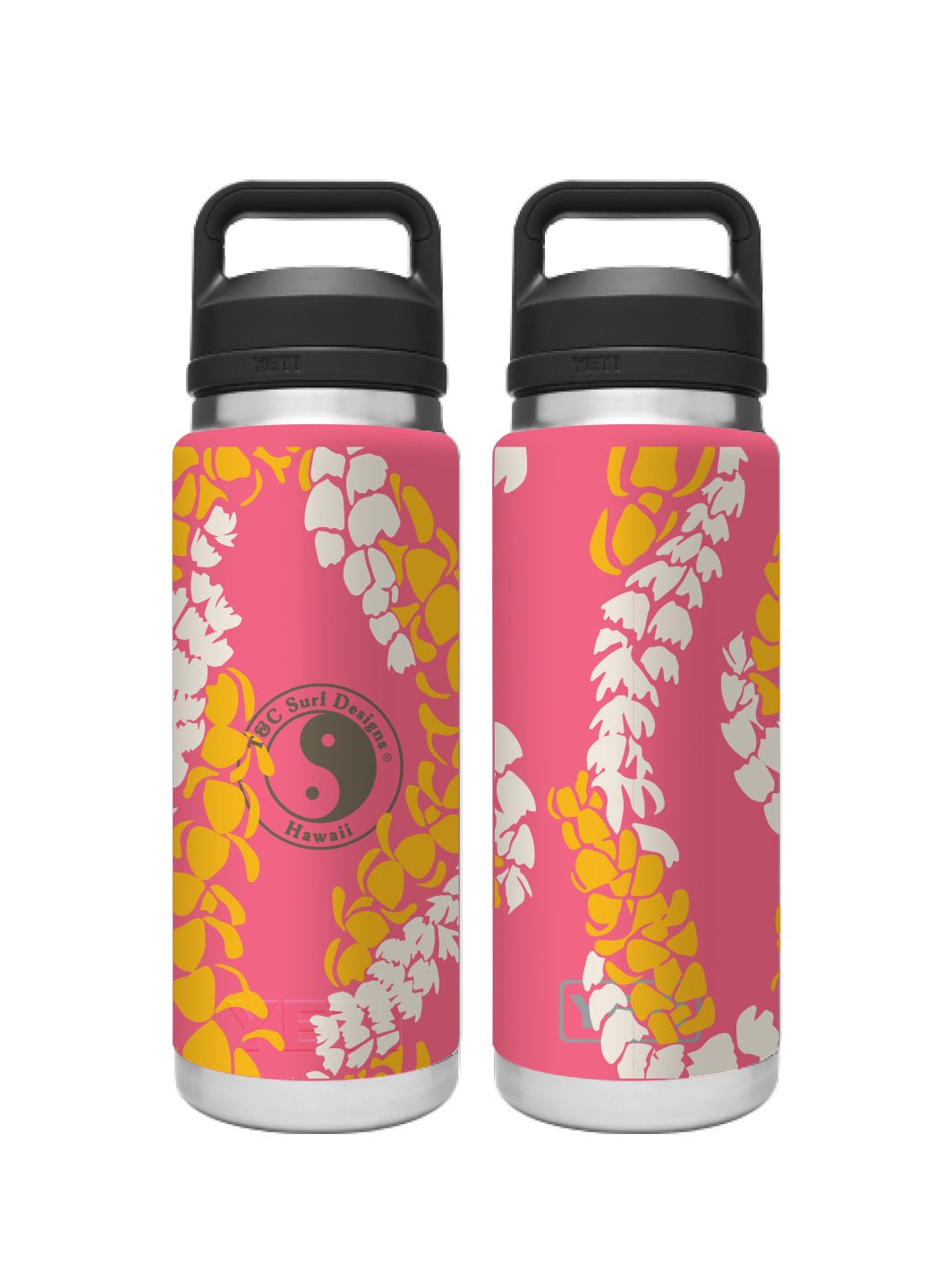 T&C Surf 26 oz Lei'd Back Rambler Yeti Bottle with Chug Cap - T&C Surf Designs