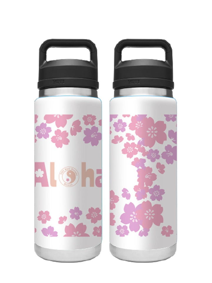 T&C Surf 26 oz Cute Sakura Rambler Yeti Bottle with Chug Cap - T&C Surf Designs