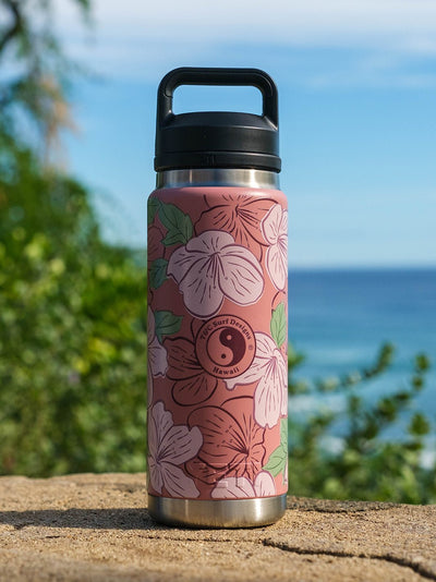 T&C Surf Designs T&C Surf 26 oz Cherreh Blossom Rambler Yeti Bottle with Chug Cap,