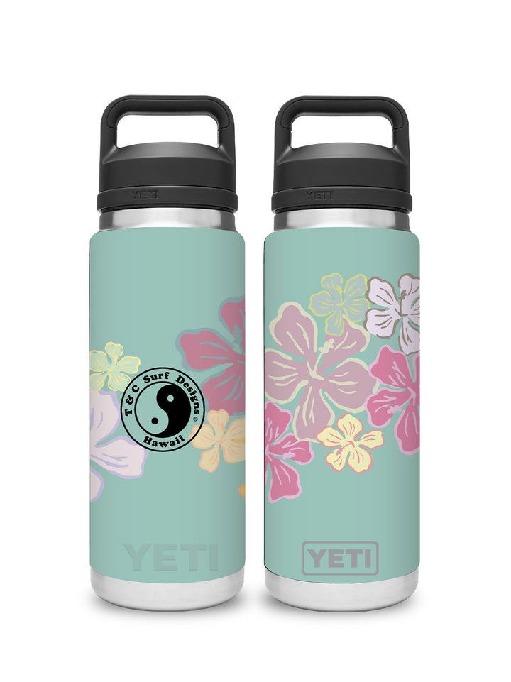 T&C Surf Designs T&C Surf 26 oz Barreled Rambler Yeti Bottle with Chug Cap, Seafoam