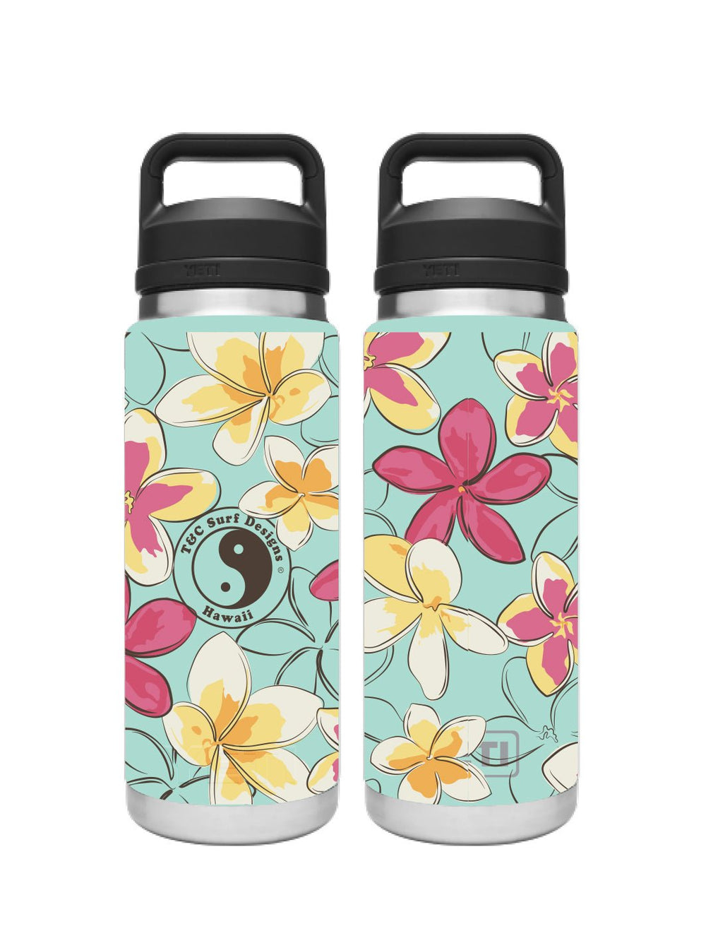T&C Surf 26 oz Pua Melia Rambler Yeti Bottle with Chug Cap - T&C Surf Designs