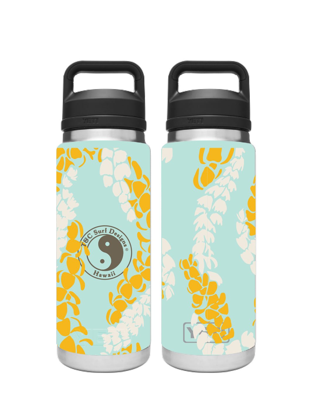 T&C Surf 26 oz Lei'd Back Rambler Yeti Bottle with Chug Cap - T&C Surf Designs