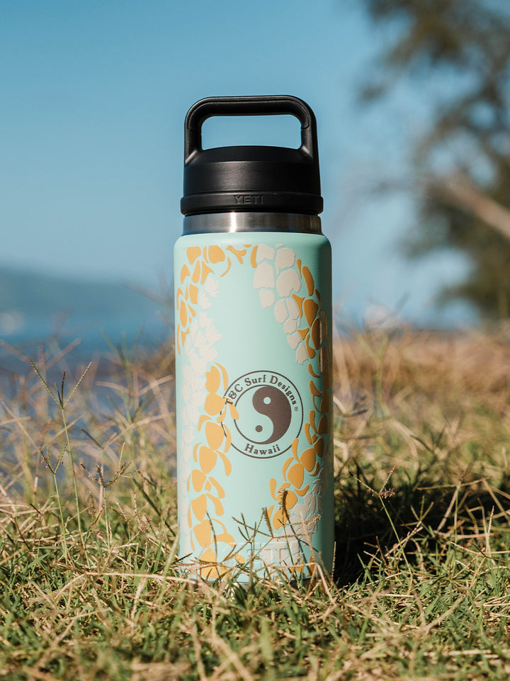 T&C Surf 26 oz Lei'd Back Rambler Yeti Bottle with Chug Cap