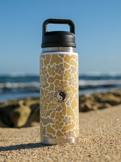 T&C Surf Designs T&C Surf 26 oz Camo Puakenikeni Rambler Yeti Bottle with Chug Cap,