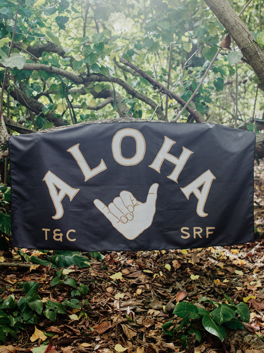 T&C Surf Designs T&C Surf Shaka Aloha Microfiber Towel, 