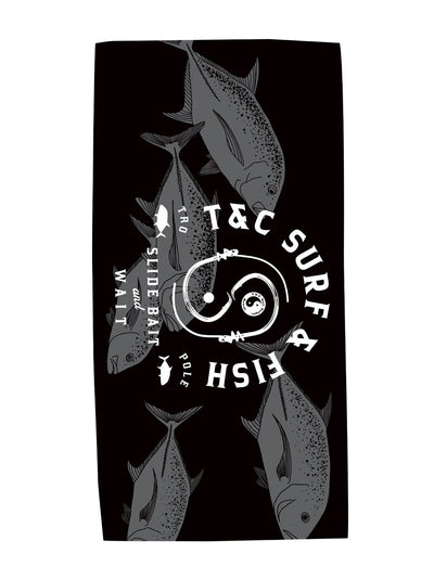 T&C Surf Designs T&C Surf Slide Bait Microfiber Towel, 