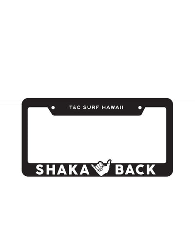 T&C Surf Designs Shaka Back License Plate,