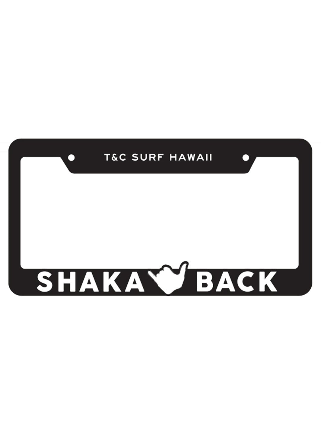 Shaka Back License Plate - T&C Surf Designs