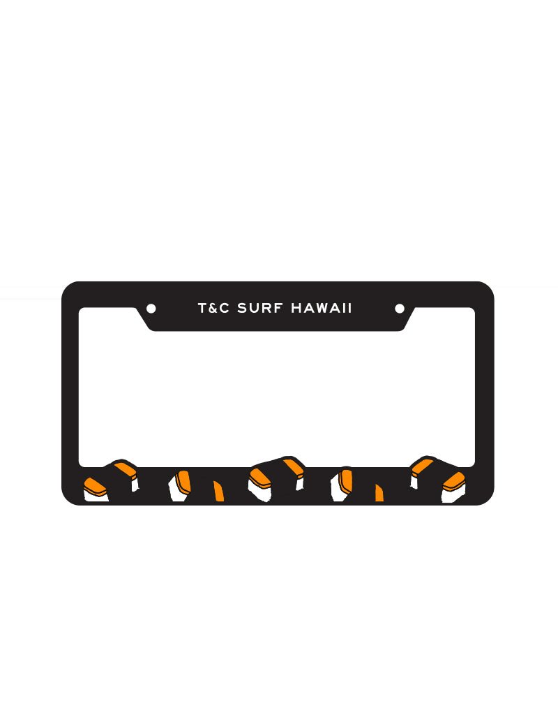 T&C Surf Designs Musubi Run License Plate,