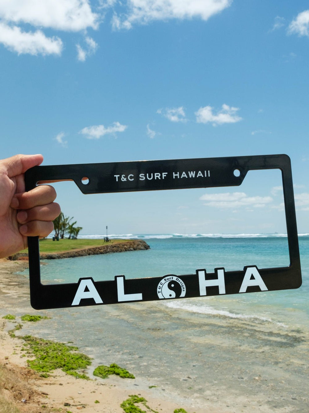 T&C Surf Designs Big Aloha License Plate,