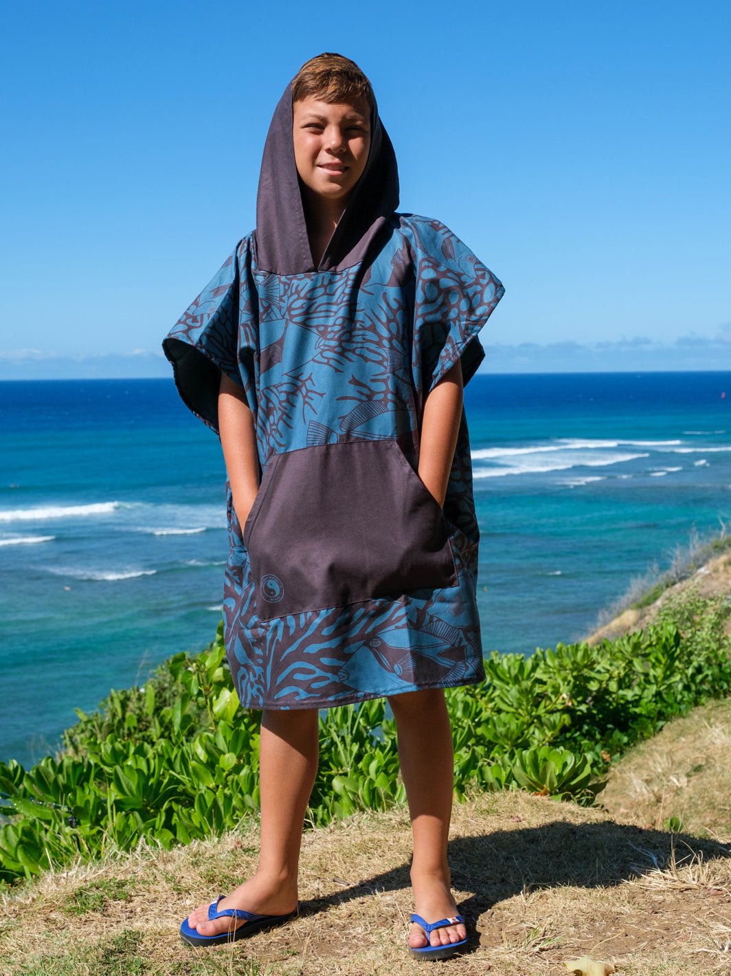 T&C Surf Designs T&C Surf Kids Fish Poncho, 