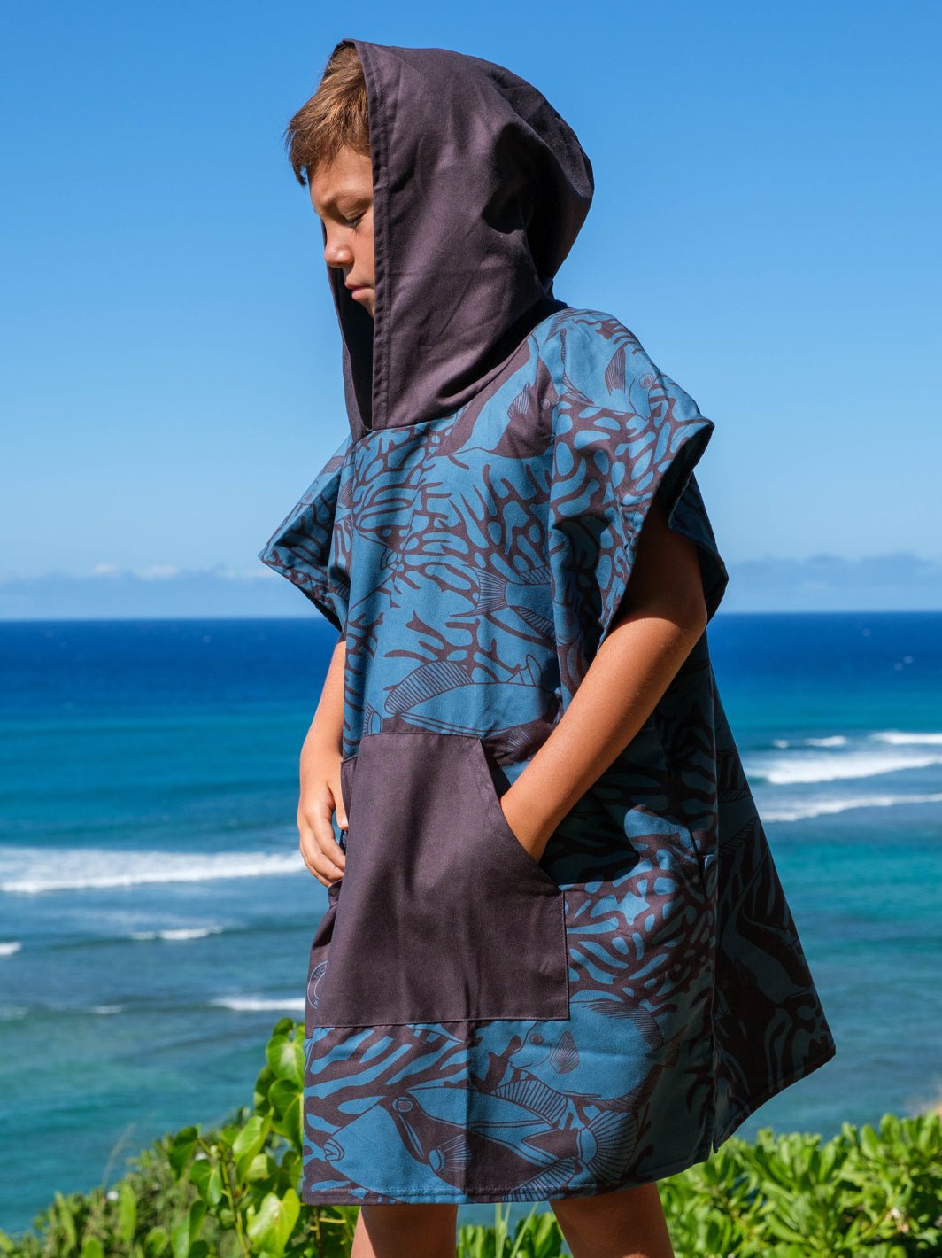 T&C Surf Designs T&C Surf Kids Fish Poncho, 