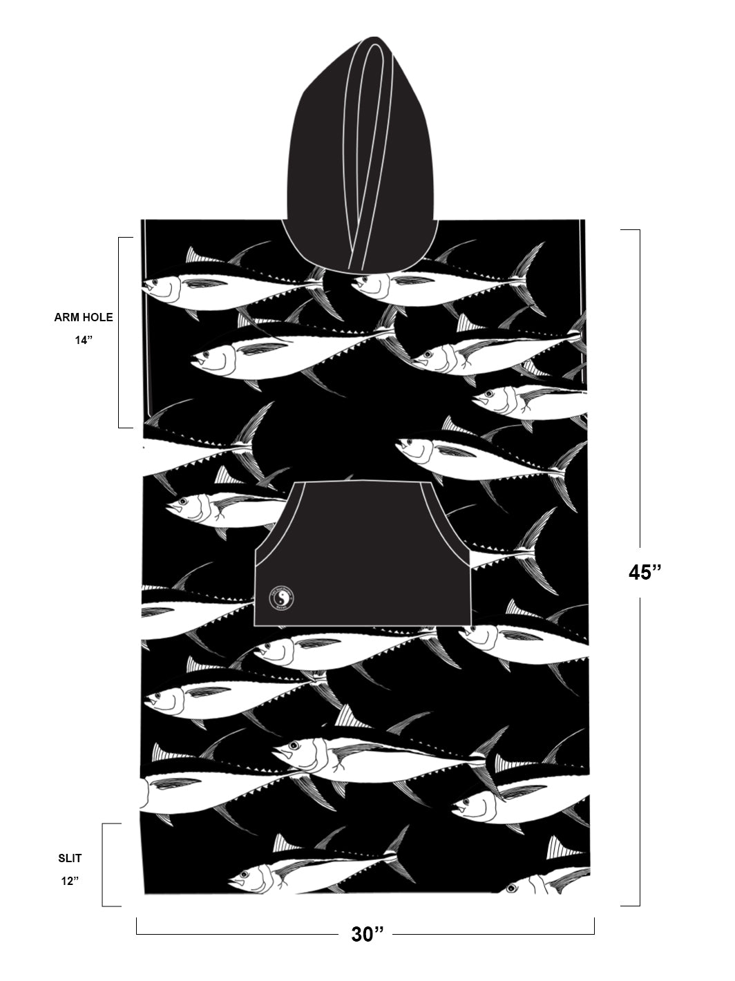 T&C Surf Designs T&C Surf Ahi Poncho, 