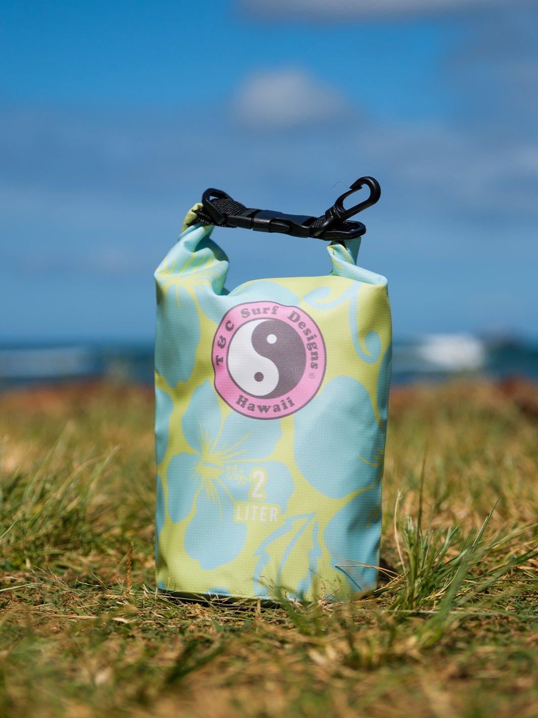 Hibiscus Band 2L Dry Bag - T&C Surf Designs