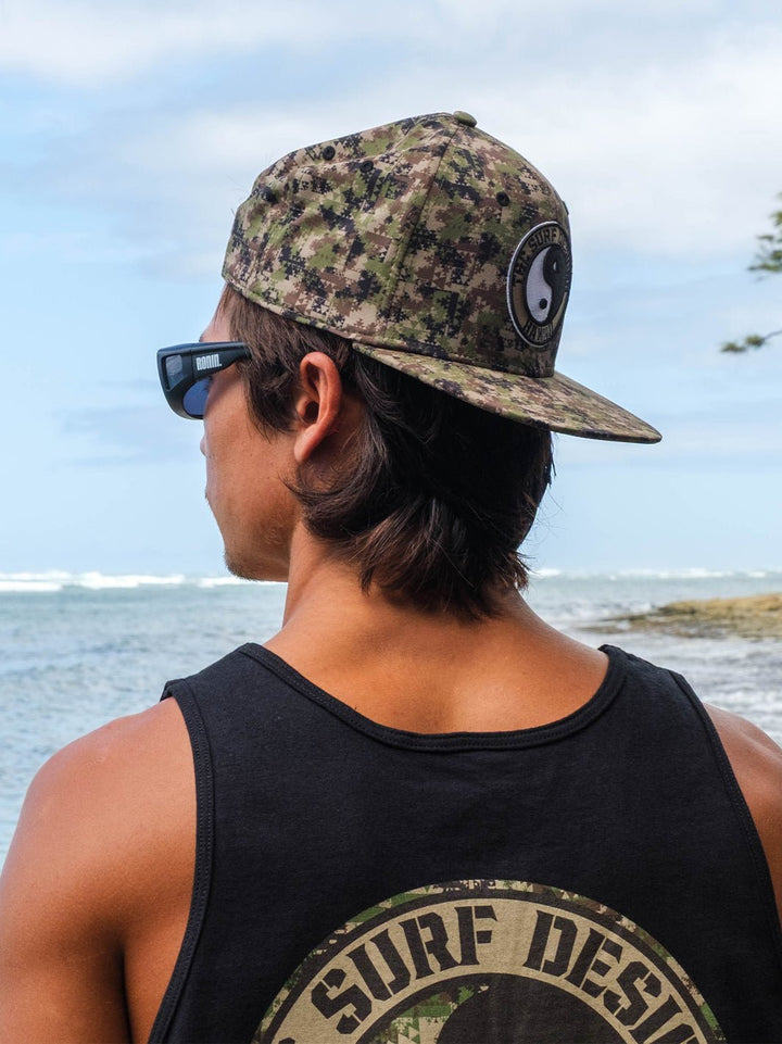 T&C Surf Designs Lokahi Camo Logo Cap,