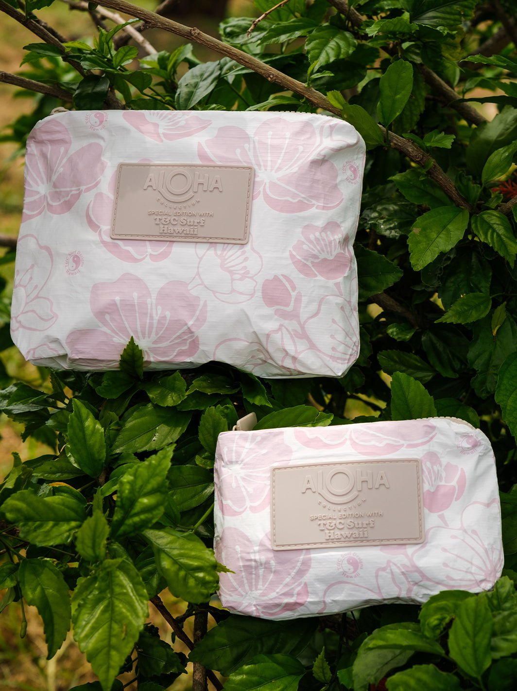 T&C Surf Designs Aloha Collection Cherry Sakura Small Pouch,