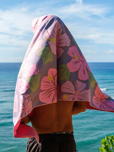 T&C Surf Designs T&C Surf Hibiscus All Ova Microfiber Towel,