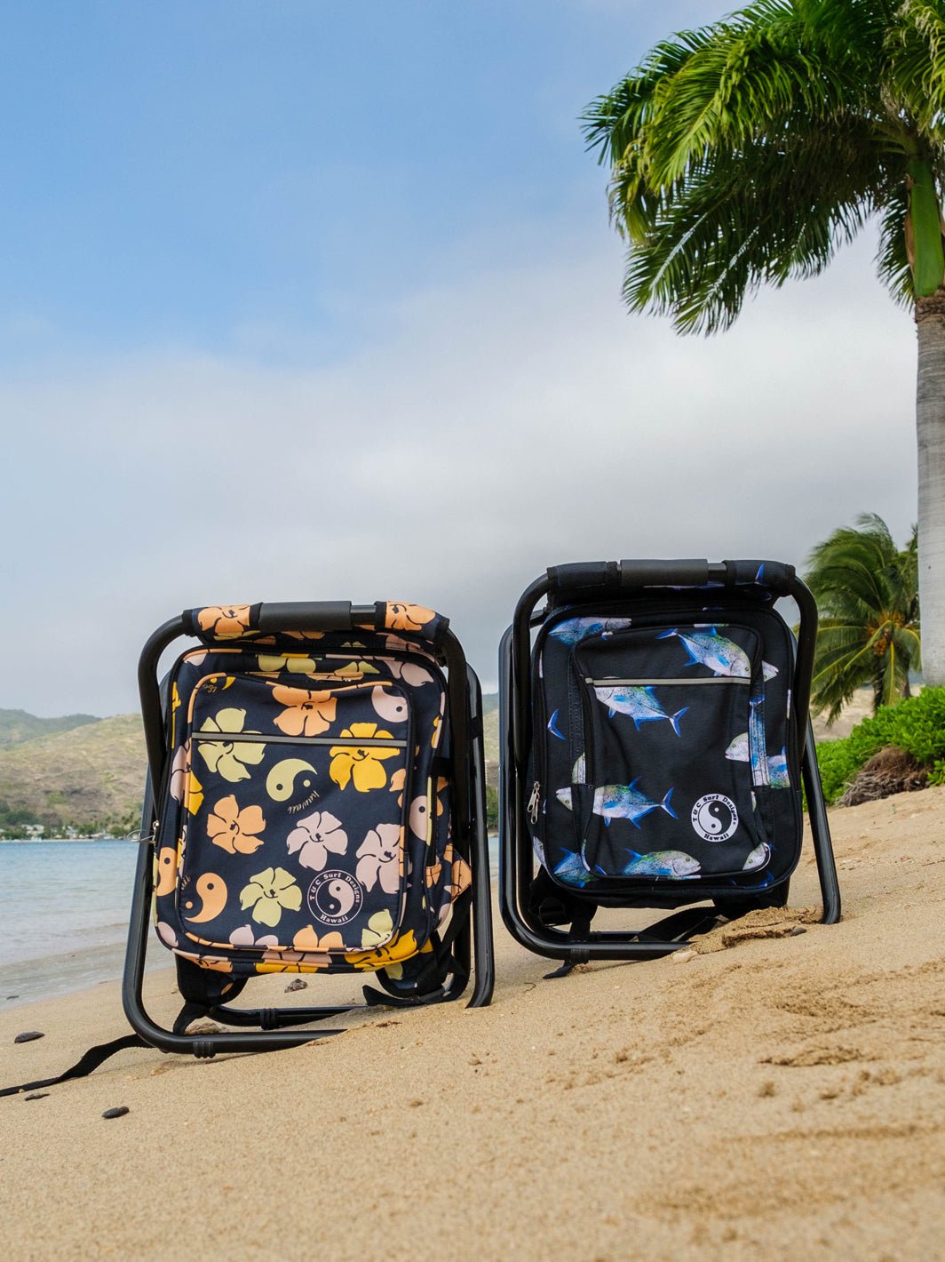 T C Surf Puakenikeni Backpack Cooler Chair T C Surf Designs