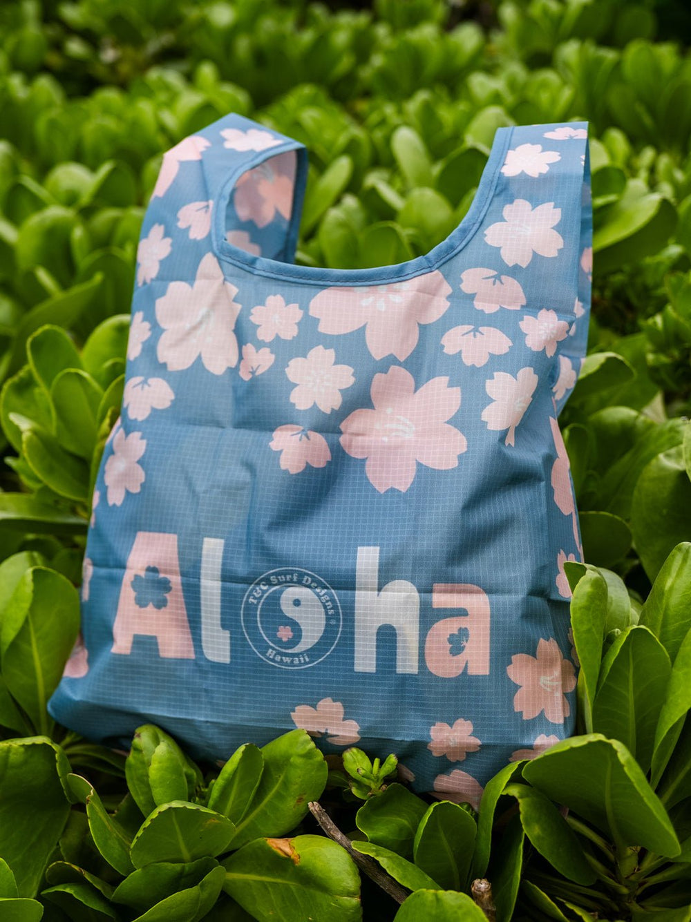 T&C Surf Designs Cute Sakura Reusable Tote Bag,