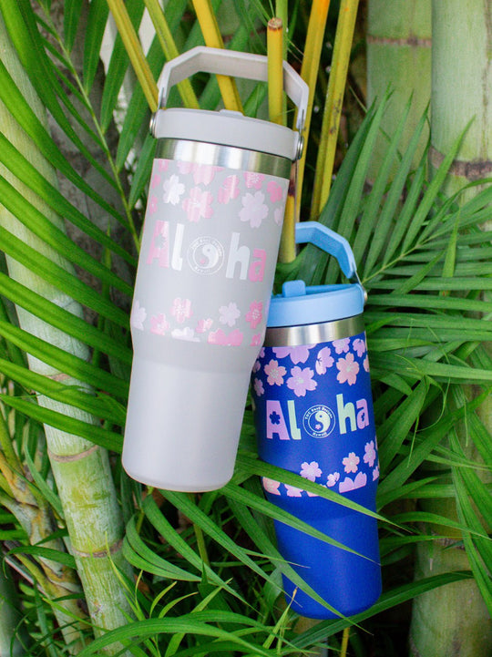 T&C Surf Designs T&C Surf 30 oz Cute Sakura Stanley The IcefIow™ Flip Straw Tumbler, 