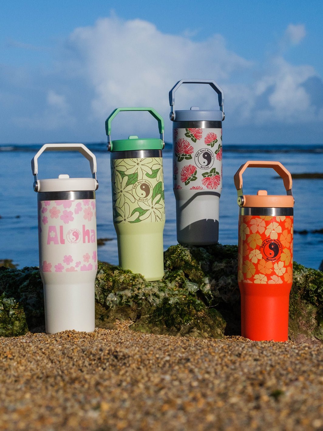 T&C Surf Designs T&C Surf 30 oz Cute Sakura Stanley The IcefIow™ Flip Straw Tumbler, 