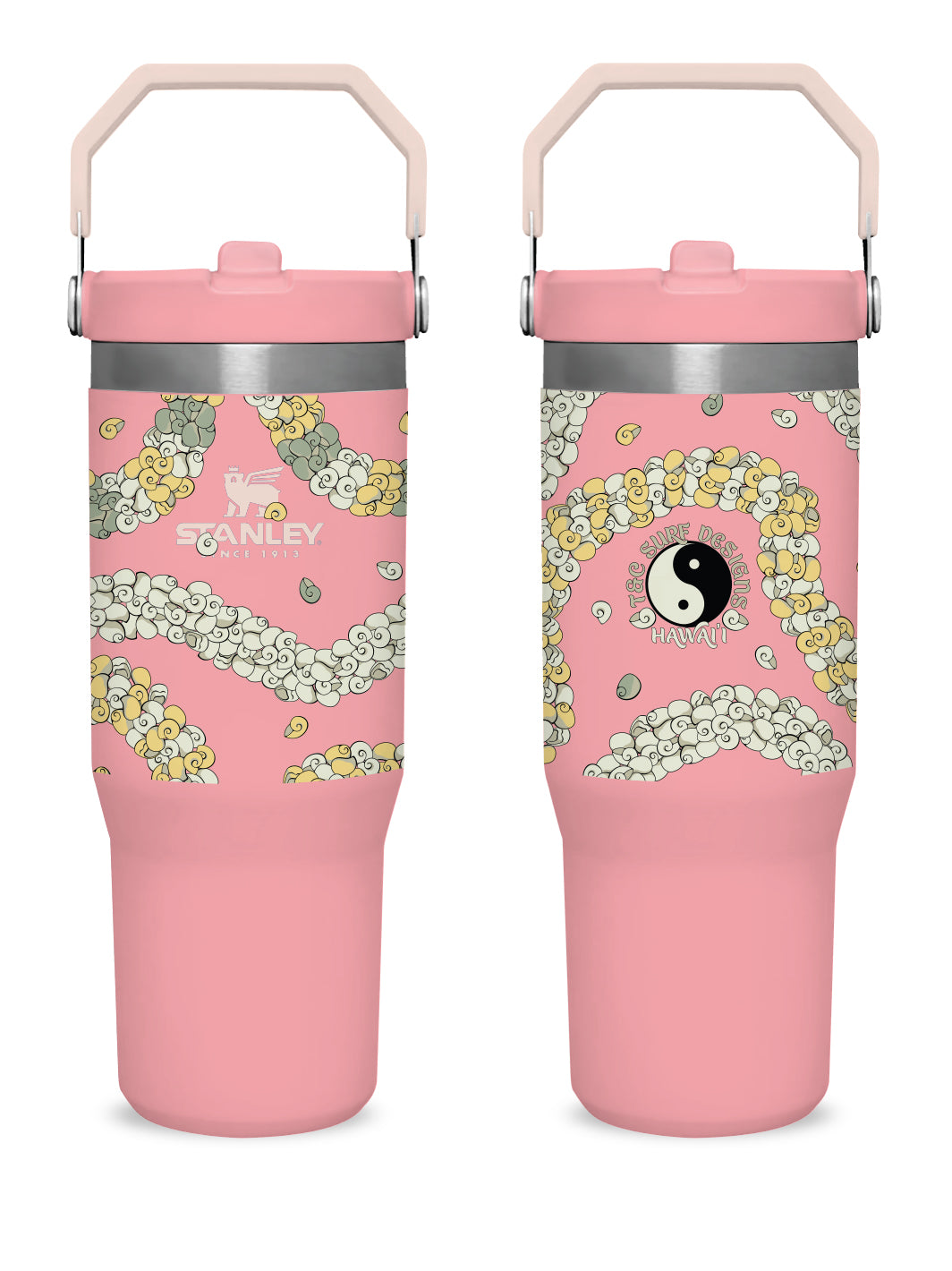 T&C Surf 30 oz Shell Lei Stanley The IcefIow™ Flip Straw Tumbler