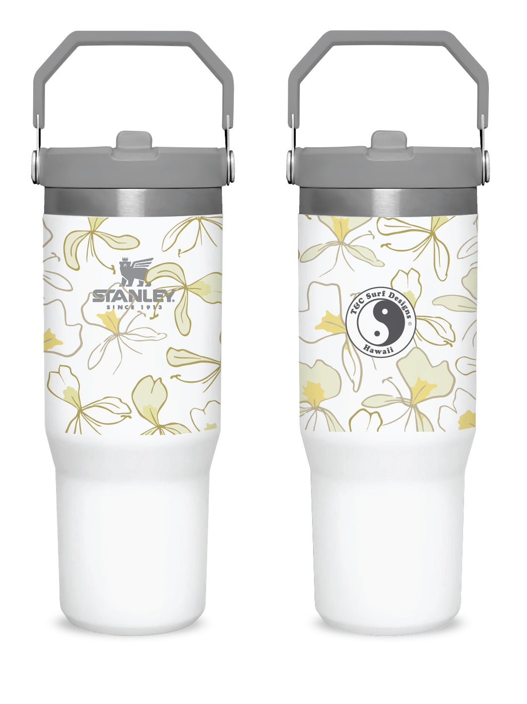 T&C Surf 30 oz Awapuhi Stanley The IcefIow™ Flip Straw Tumbler - T&C Surf Designs
