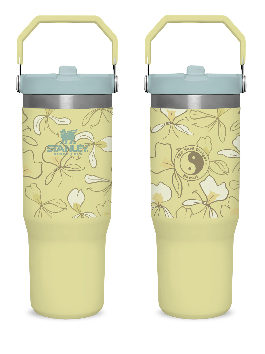 T&C Surf 30 oz Awapuhi Stanley The IcefIow™ Flip Straw Tumbler