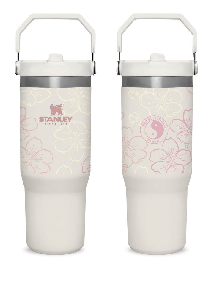 T&C Surf 30 oz Brushed Sakura Stanley The IcefIow™ Flip Straw Tumbler