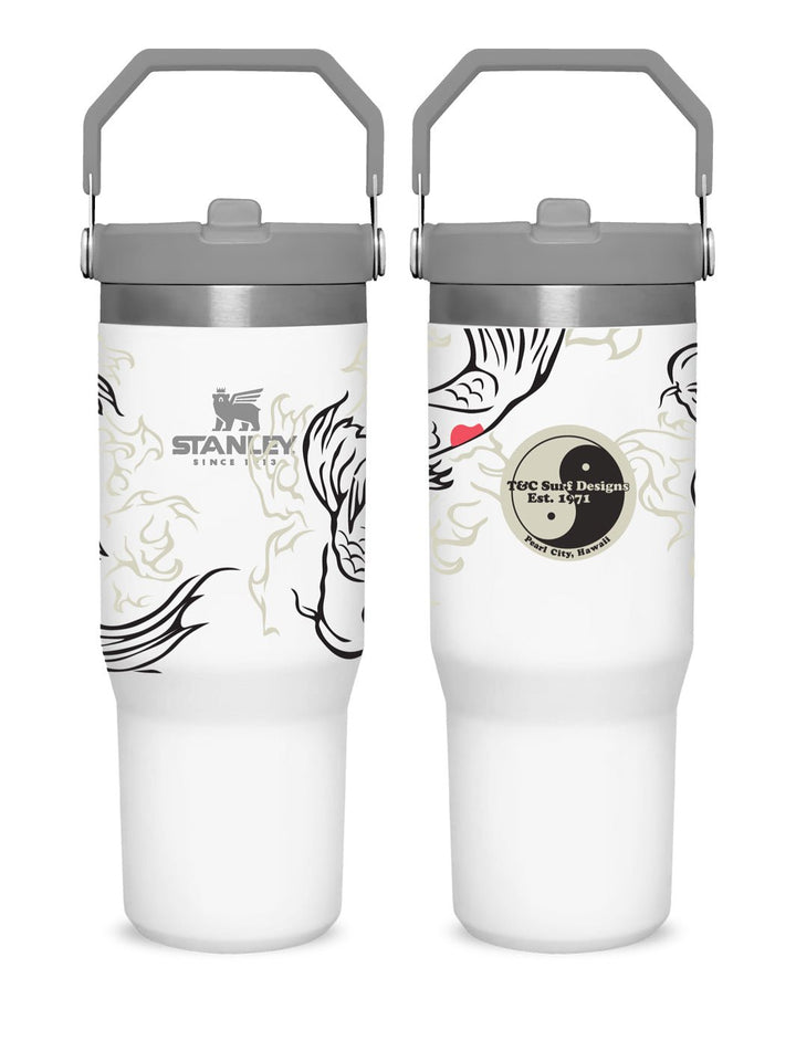 T&C Surf Designs T&C Surf 30 oz Sumi Koi Stanley The IcefIow™ Flip Straw Tumbler,