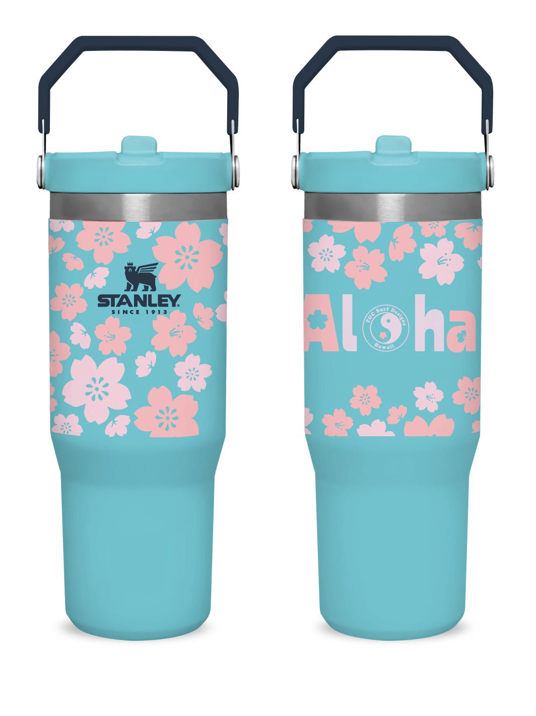 T&C Surf 30 oz Cute Sakura Stanley The IcefIow™ Flip Straw Tumbler - T&C Surf Designs