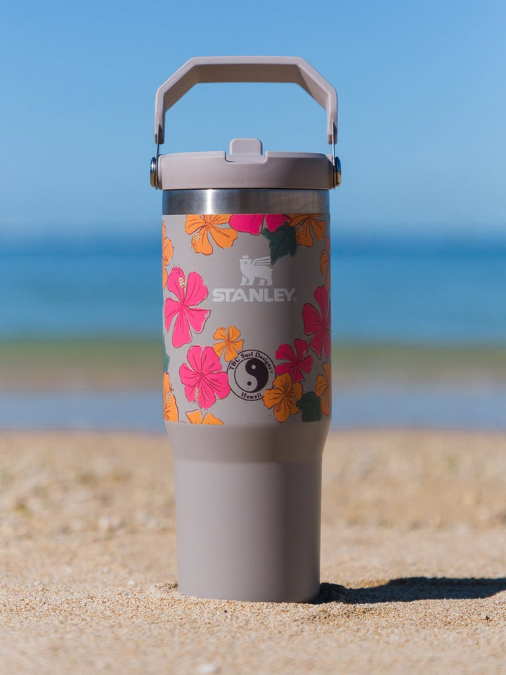 T&C Surf Designs T&C Surf 30 oz Hibiscus All Ova Stanley The IcefIow™ Flip Straw Tumbler,