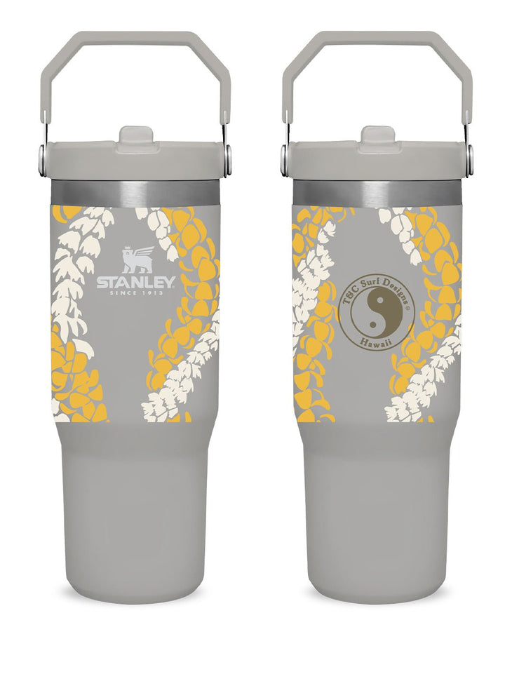 T&C Surf Designs T&C Surf 30 oz Lei'd Back Stanley The IcefIow™ Flip Straw Tumbler, Ash