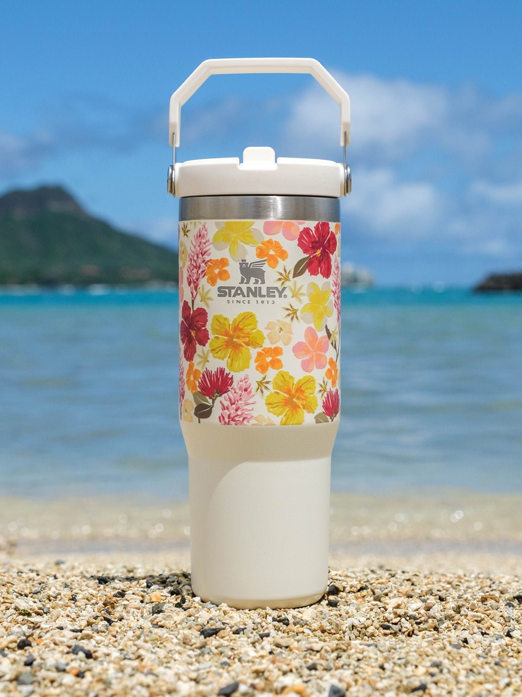 T&C Surf Designs T&C Surf 30 oz All Ova Tropical Stanley The IcefIow™ Flip Straw Tumbler, 