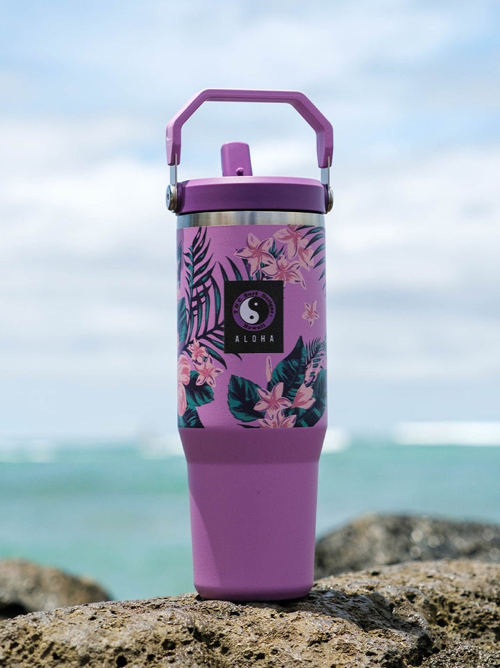 T&C Surf Designs T&C Surf 30 oz Botanic Stanley The IcefIow™ Flip Straw Tumbler,