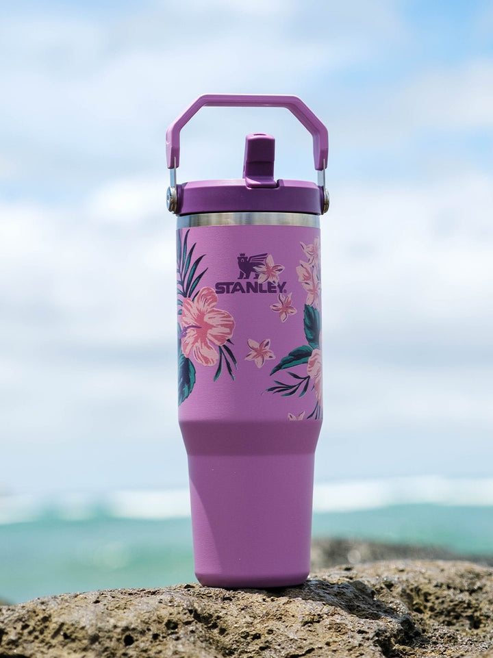 T&C Surf Designs T&C Surf 30 oz Botanic Stanley The IcefIow™ Flip Straw Tumbler,