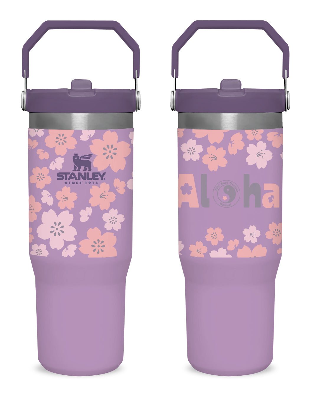 T&C Surf 30 oz Cute Sakura Stanley The IcefIow™ Flip Straw Tumbler - T&C Surf Designs