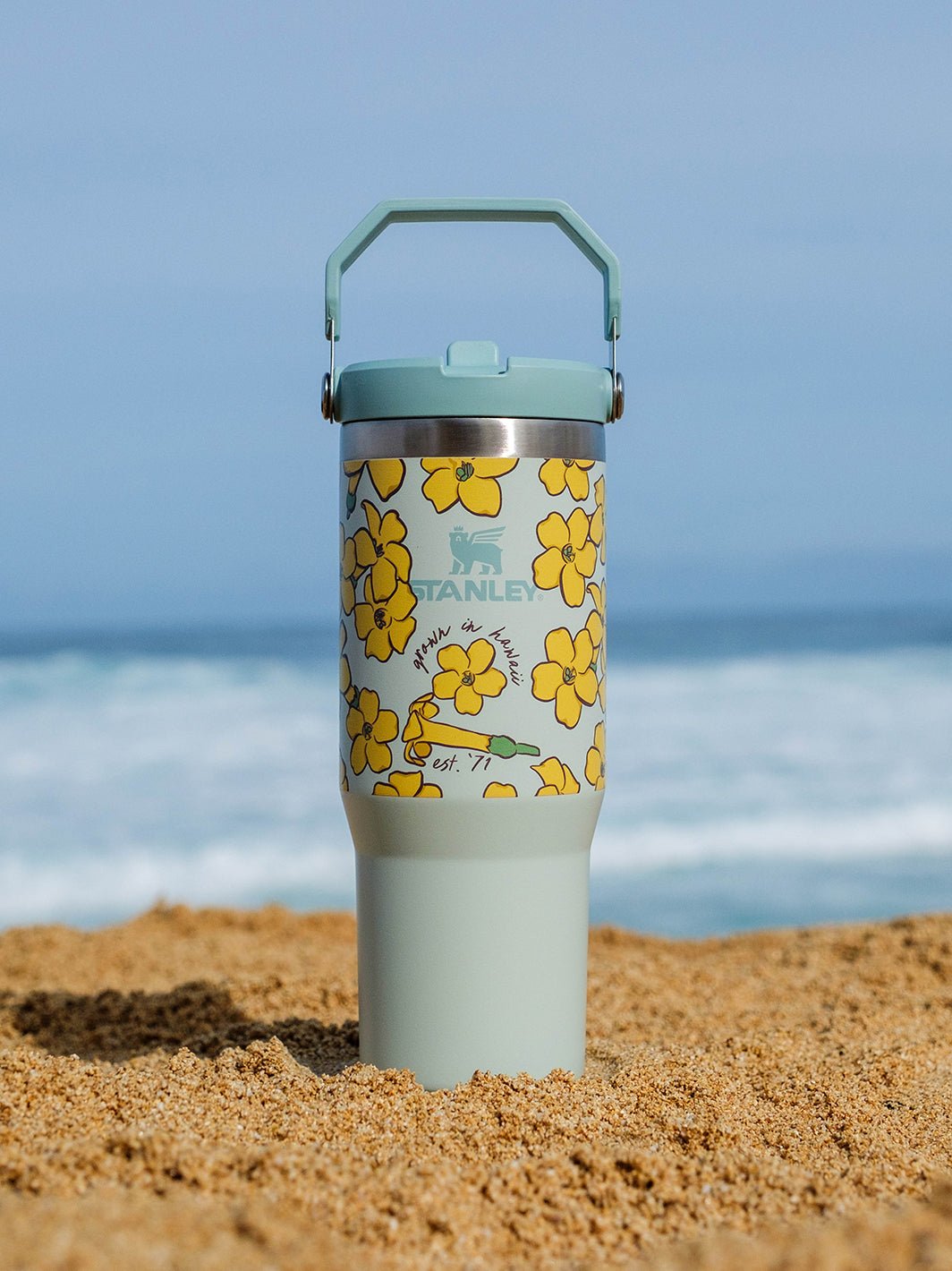 T&C Surf Designs T&C Surf 30 oz Plenty Puakenikeni Stanley The IcefIow™ Flip Straw Tumbler,