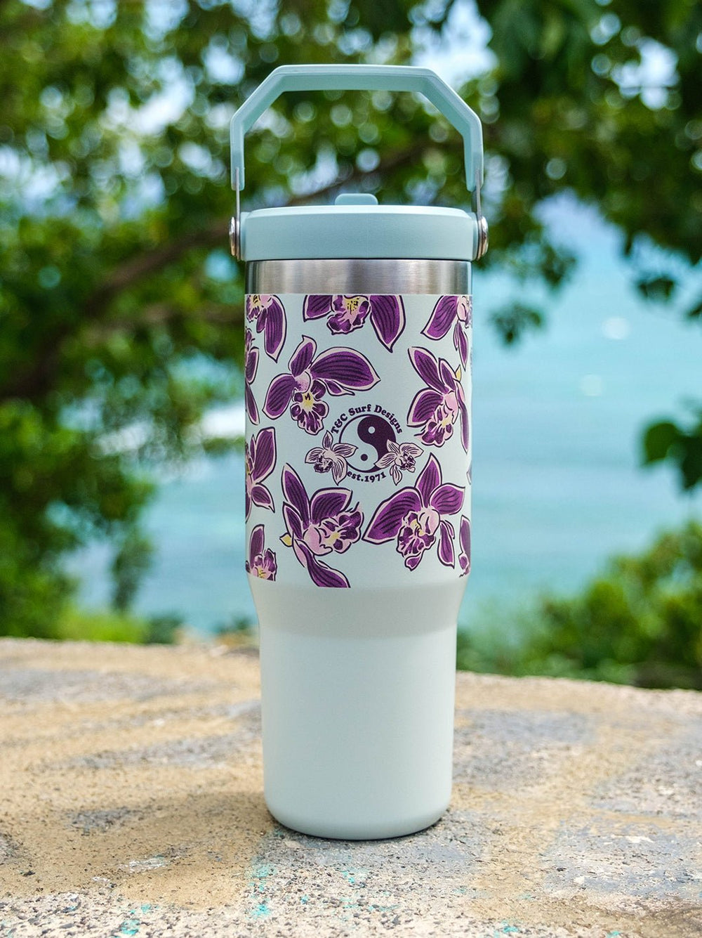 T&C Surf Designs T&C Surf 30 oz Woodprint Honohono Stanley The IcefIow™ Flip Straw Tumbler,