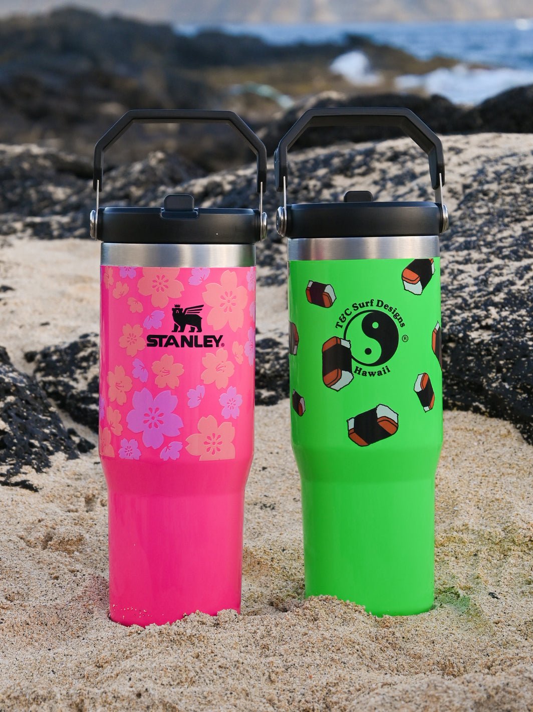 T&C Surf Designs T&C Surf 30 oz Snack Sesh Stanley The IcefIow™ Flip Straw Tumbler,