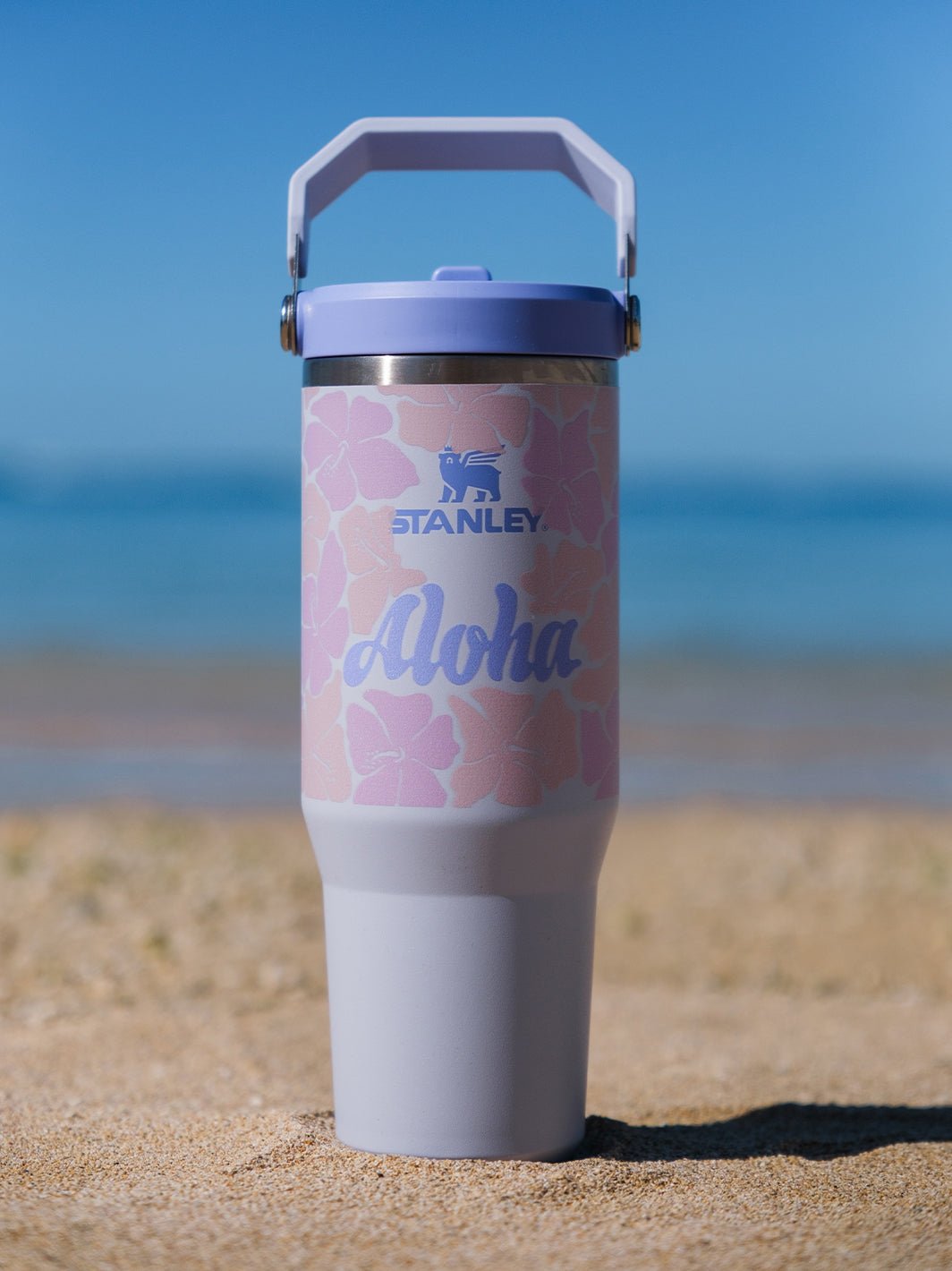 T&C Surf Designs T&C Surf 30 oz Aloha Lei Stanley The IcefIow™ Flip Straw Tumbler,