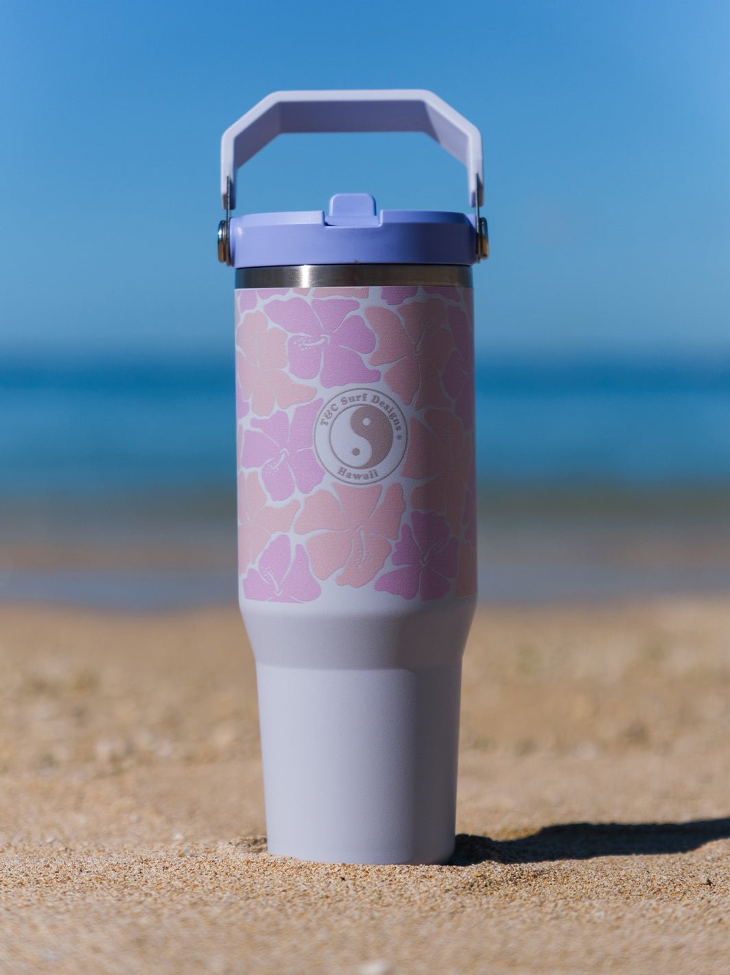 T&C Surf Designs T&C Surf 30 oz Aloha Lei Stanley The IcefIow™ Flip Straw Tumbler,