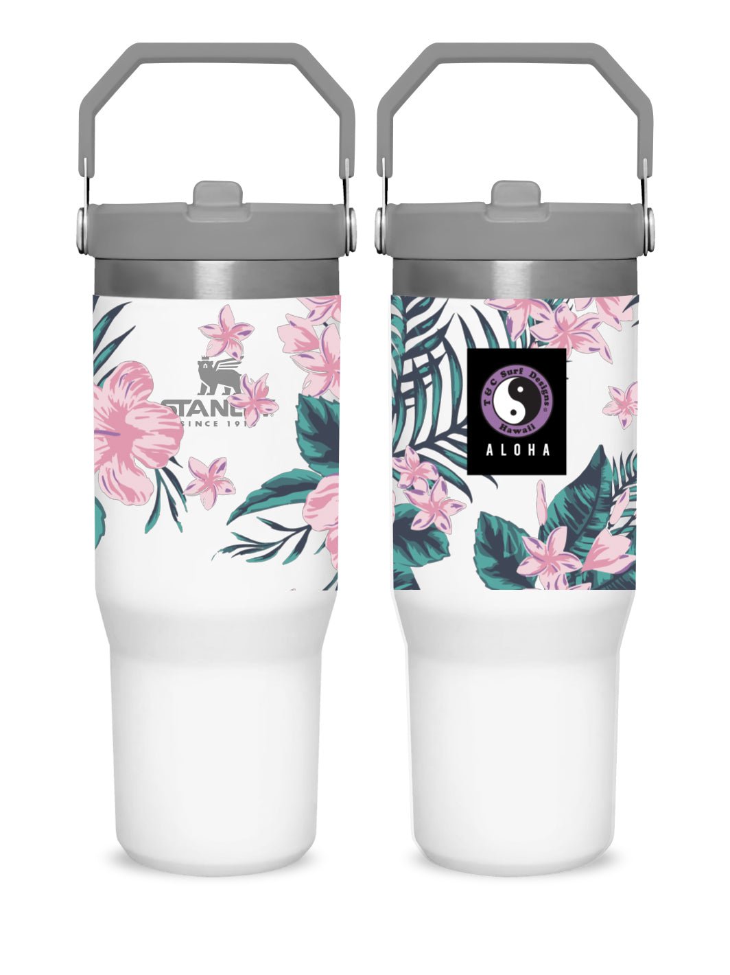 T&C Surf 30 oz Botanic Stanley The IcefIow™ Flip Straw Tumbler - T&C Surf Designs