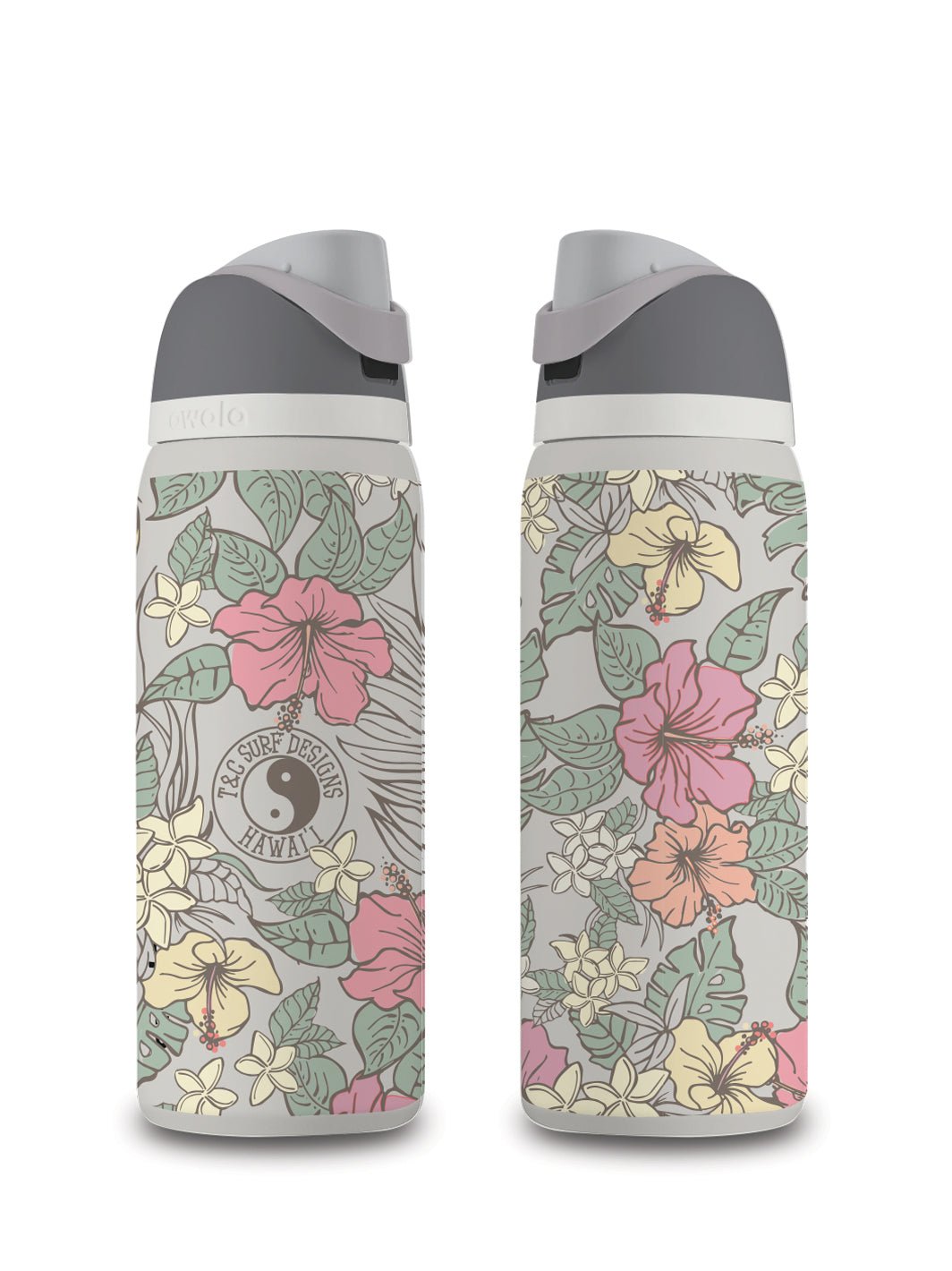 T&C Surf 32 oz Pua Ting Owala - T&C Surf Designs