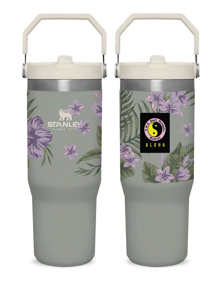 T&C Surf 30 oz Botanic Stanley The IcefIow™ Flip Straw Tumbler - T&C Surf Designs