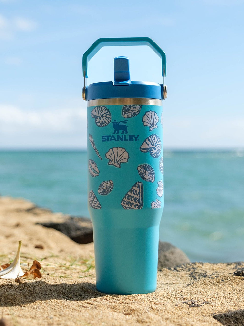 T&C Surf Designs T&C Surf 30 oz Shelloha Stanley The IcefIow™ Flip Straw Tumbler,