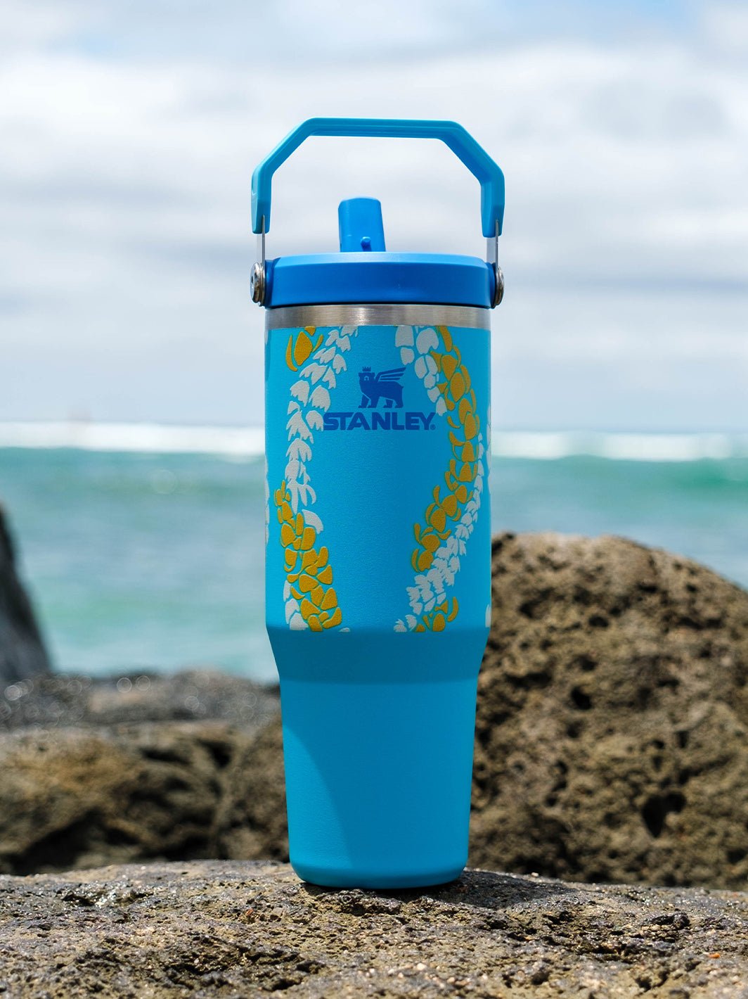 T&C Surf Designs T&C Surf 30 oz Lei'd Back Stanley The IcefIow™ Flip Straw Tumbler,