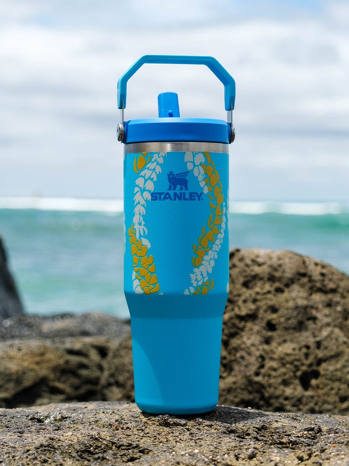 T&C Surf Designs T&C Surf 30 oz Lei'd Back Stanley The IcefIow™ Flip Straw Tumbler,